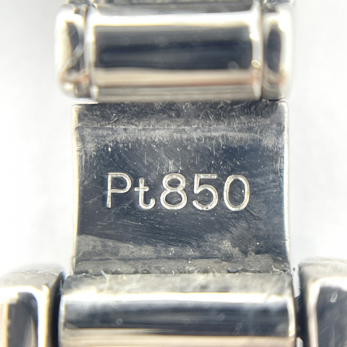 【5khe030】喜平 ブレスレット Pt850 プラチナ 6面 ダブル 21.3cm 53.1g キヘイ【中古】メンズ レディース ユニセックス
