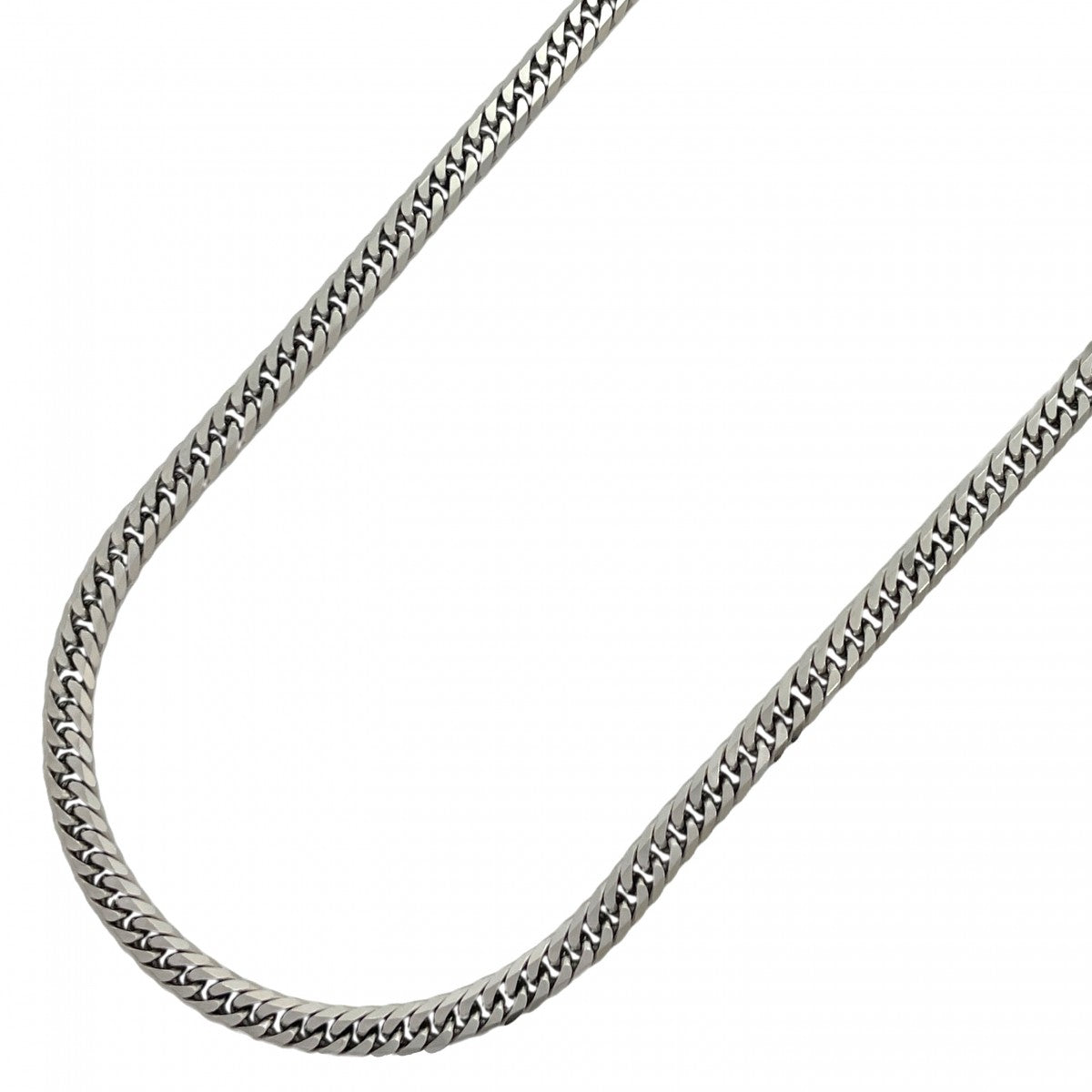 【5khe036】喜平 ネックレス Pt850 プラチナ 6面 ダブル 60.1cm 30.7g キヘイ【中古】メンズ レディース ユニセックス