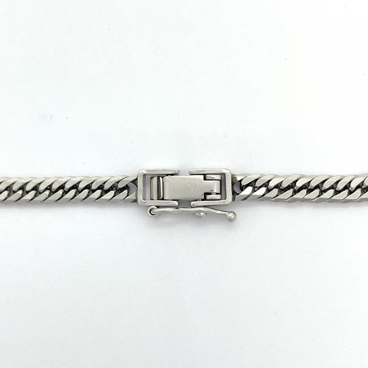 【5khe036】喜平 ネックレス Pt850 プラチナ 6面 ダブル 60.1cm 30.7g キヘイ【中古】メンズ レディース ユニセックス