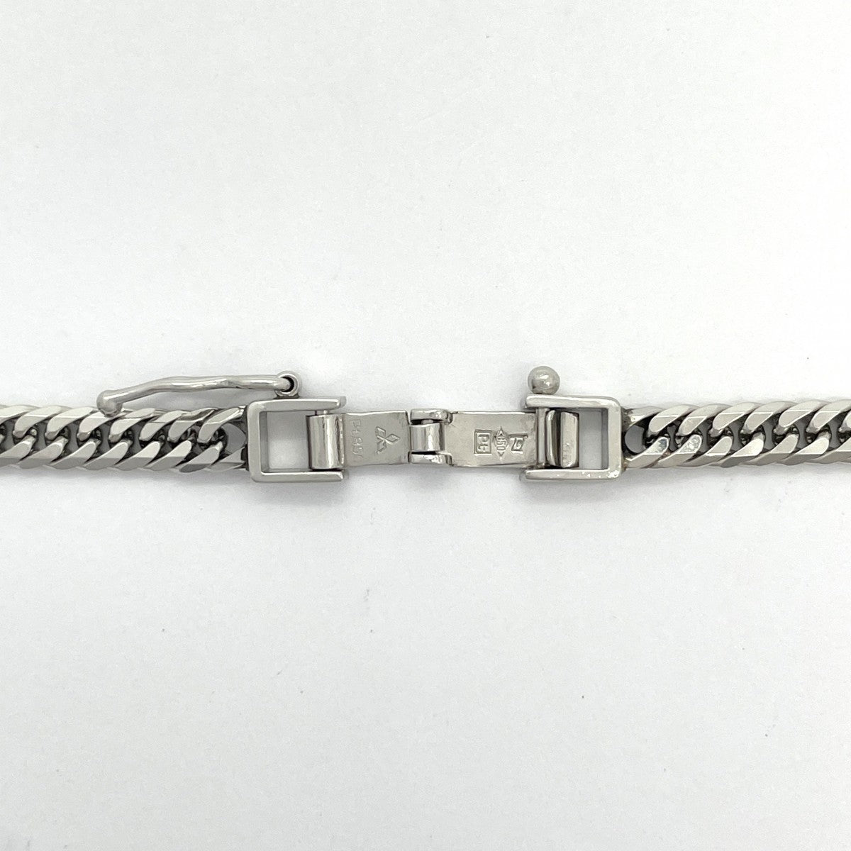 【5khe036】喜平 ネックレス Pt850 プラチナ 6面 ダブル 60.1cm 30.7g キヘイ【中古】メンズ レディース ユニセックス