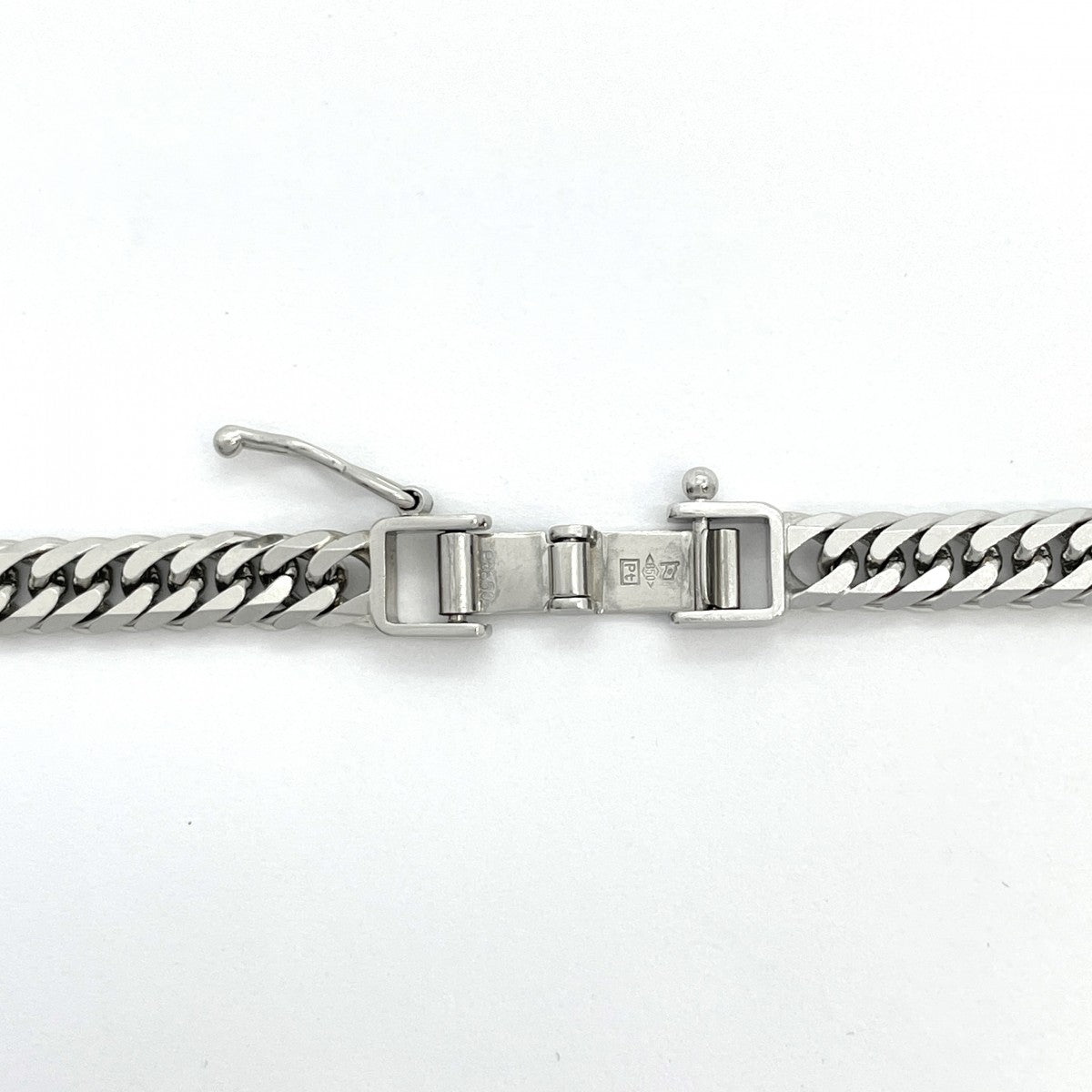 【5khf011】喜平 ネックレス Pt850 プラチナ 6面 ダブル 50.5cm 42g キヘイ【中古】メンズ レディース ユニセックス