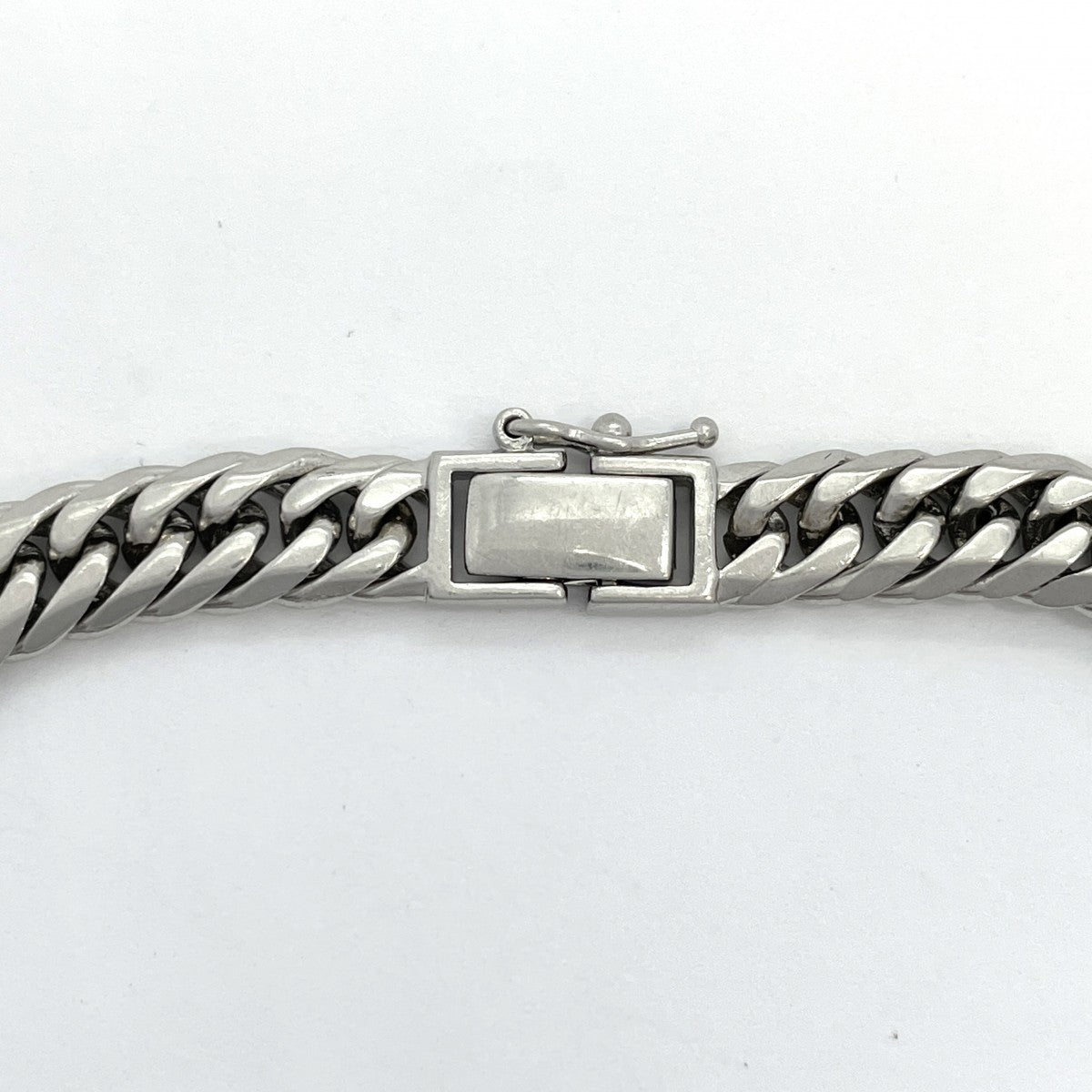 【5khf020】喜平 ブレスレット Pt850 プラチナ 6面 ダブル 18.7cm 30.6g キヘイ【中古】メンズ レディース ユニセックス