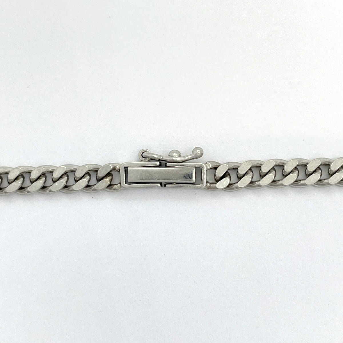 【5khf028】喜平 ブレスレット Pt850 プラチナ 2面 シングル 17.8cm 10.9g キヘイ【中古】メンズ レディース ユニセックス
