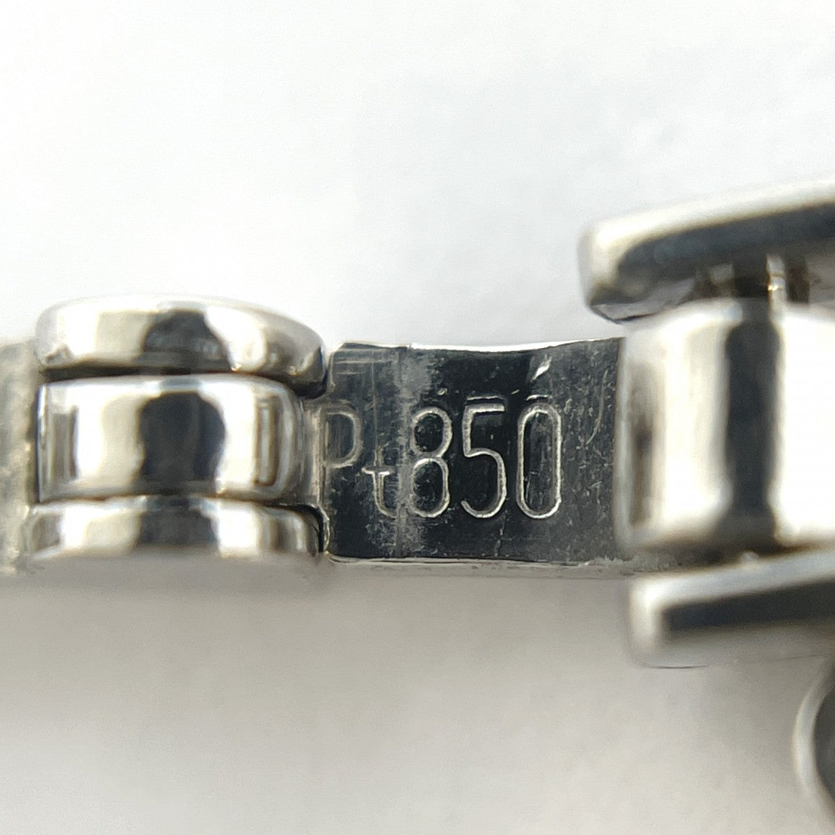 【5khf028】喜平 ブレスレット Pt850 プラチナ 2面 シングル 17.8cm 10.9g キヘイ【中古】メンズ レディース ユニセックス