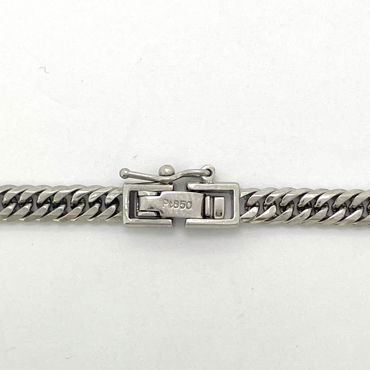 【5khf034】喜平 ネックレス Pt850 プラチナ 6面 ダブル 60.5cm 30.5g キヘイ【中古】メンズ レディース ユニセックス