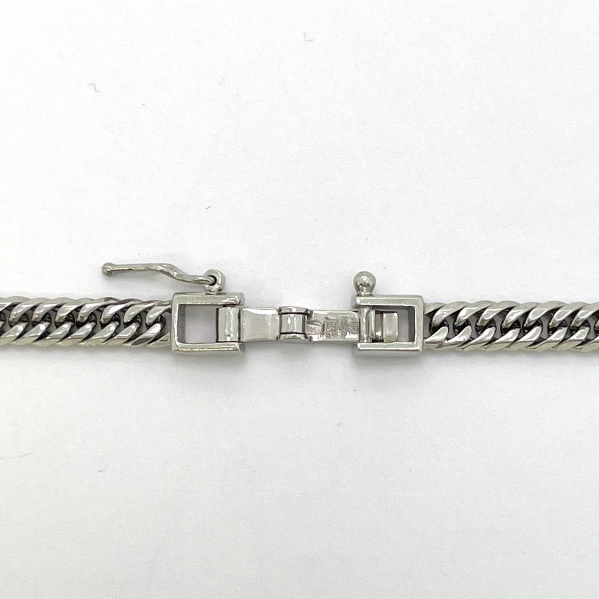 【5khf034】喜平 ネックレス Pt850 プラチナ 6面 ダブル 60.5cm 30.5g キヘイ【中古】メンズ レディース ユニセックス