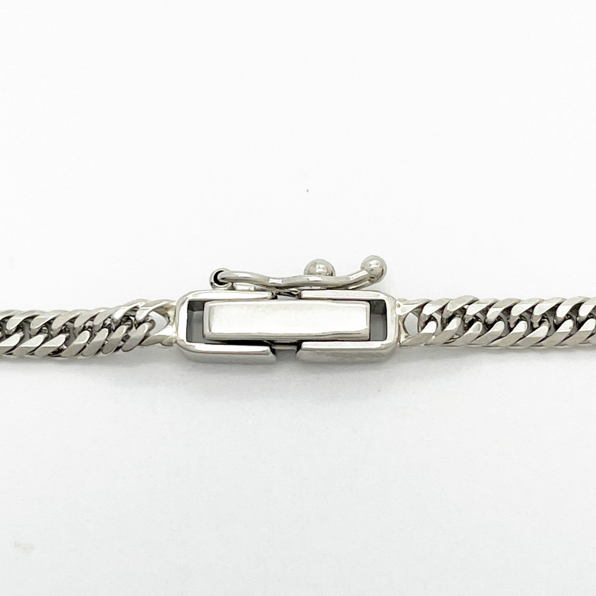 【5khf040】喜平 ネックレス Pt850 プラチナ 6面 ダブル 50.6cm 12.9g キヘイ【中古】メンズ レディース ユニセックス