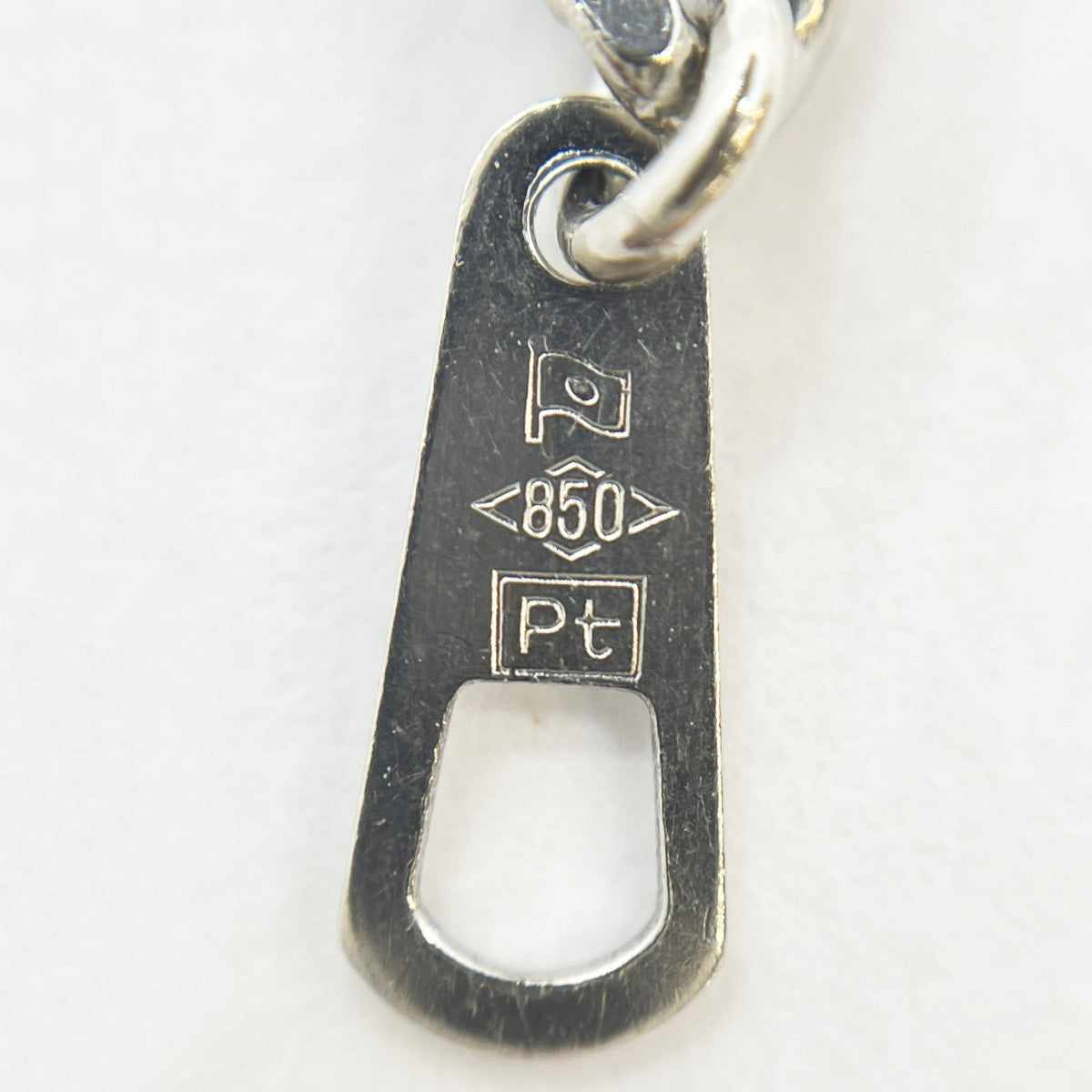 【5khf048】喜平 ネックレス Pt850 プラチナ 2面 シングル 45.4cm 27.4g キヘイ【中古】メンズ レディース ユニセックス
