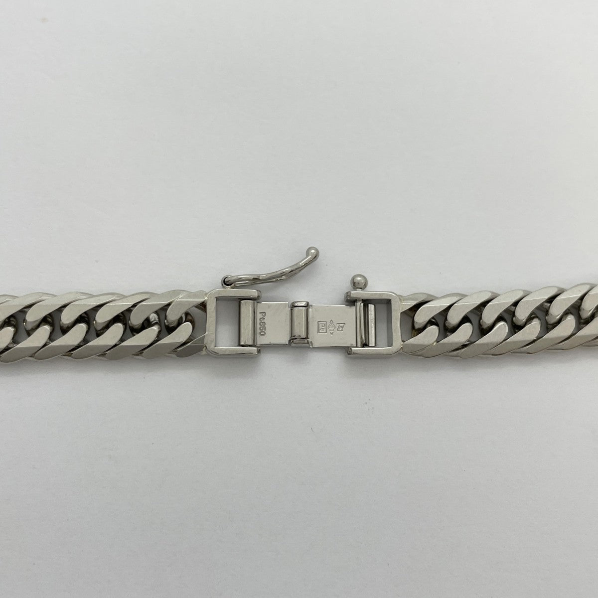 【5khf056】喜平 ネックレス Pt850 プラチナ 6面 ダブル 60.4cm 100.6g キヘイ【中古】メンズ レディース ユニセックス