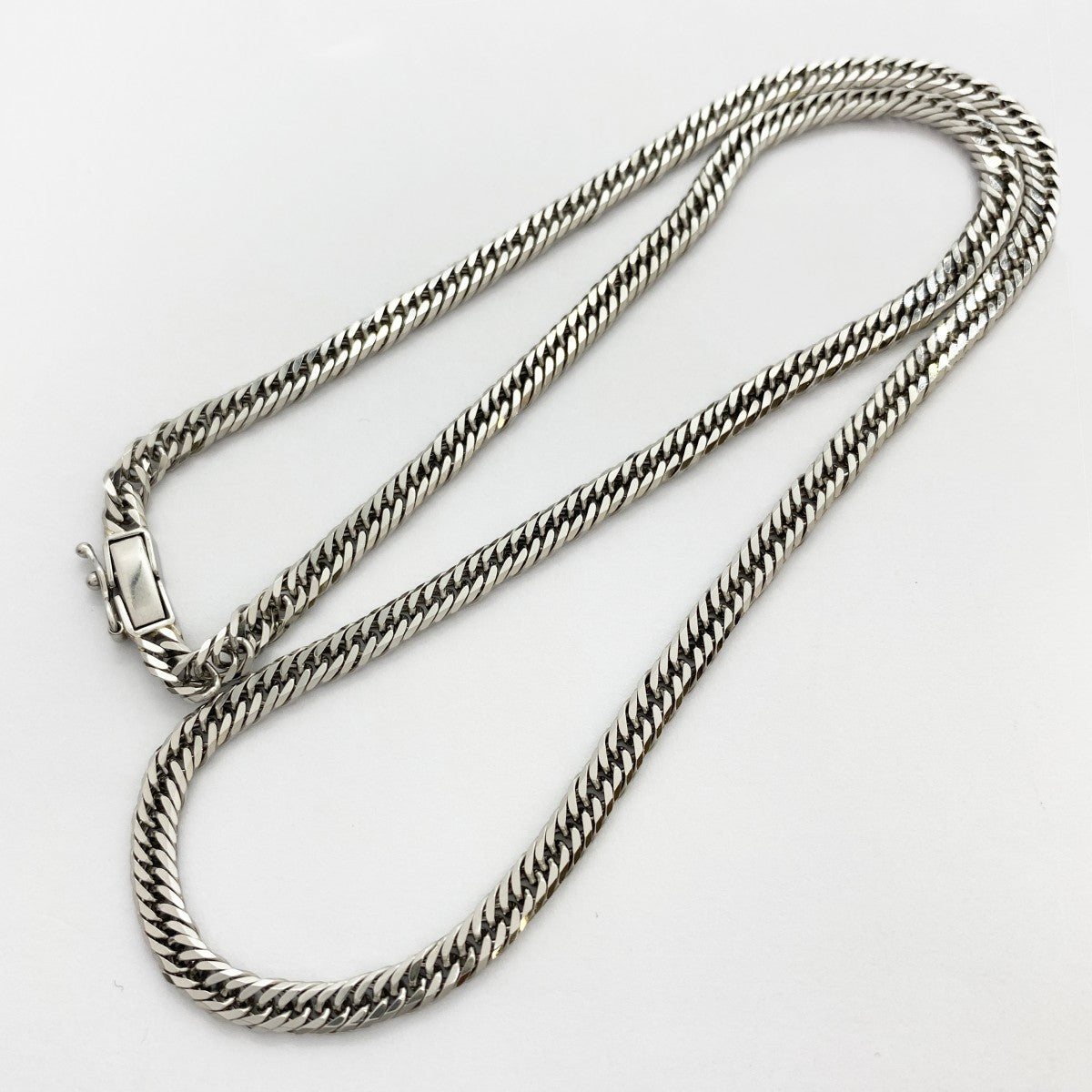 【5khf073】喜平 ネックレス Pt850 プラチナ 8面 トリプル 50.8cm 30.2g キヘイ【中古】メンズ レディース ユニセックス