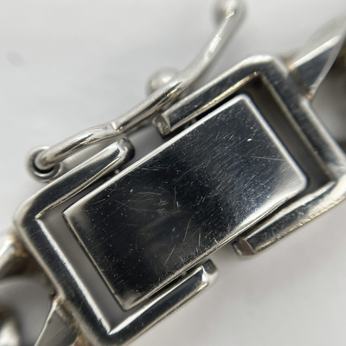【5khg003】喜平 ブレスレット Pt850 プラチナ 6面 ダブル 17.5cm 26.2g キヘイ【中古】メンズ レディース ユニセックス