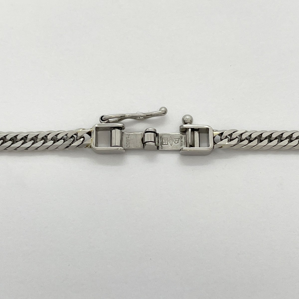 【5khg007】喜平 ネックレス Pt850 プラチナ 6面 ダブル 50.3cm 20.5g キヘイ【中古】メンズ レディース ユニセックス