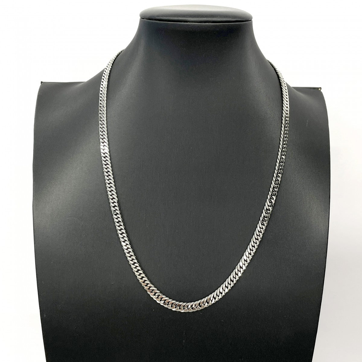 【5khg008】喜平 ネックレス Pt850 プラチナ 6面 ダブル 50.5cm 50.4g キヘイ【中古】メンズ レディース ユニセックス