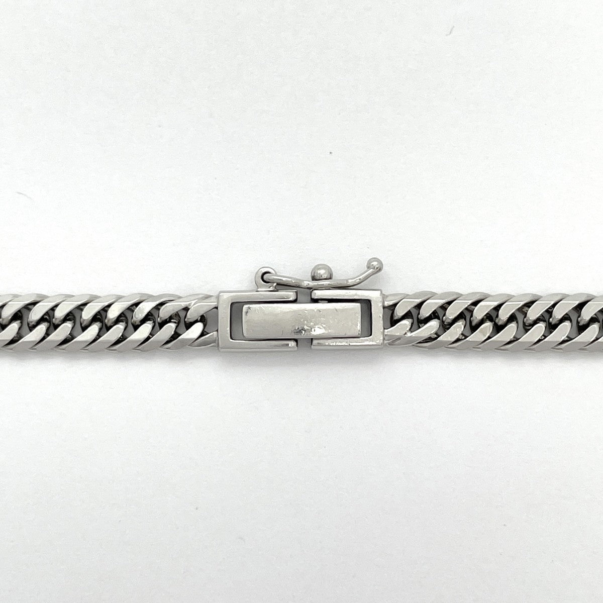 【5khg021】喜平 ネックレス Pt850 プラチナ 6面 ダブル 50.8cm 31.1g キヘイ【中古】メンズ レディース ユニセックス