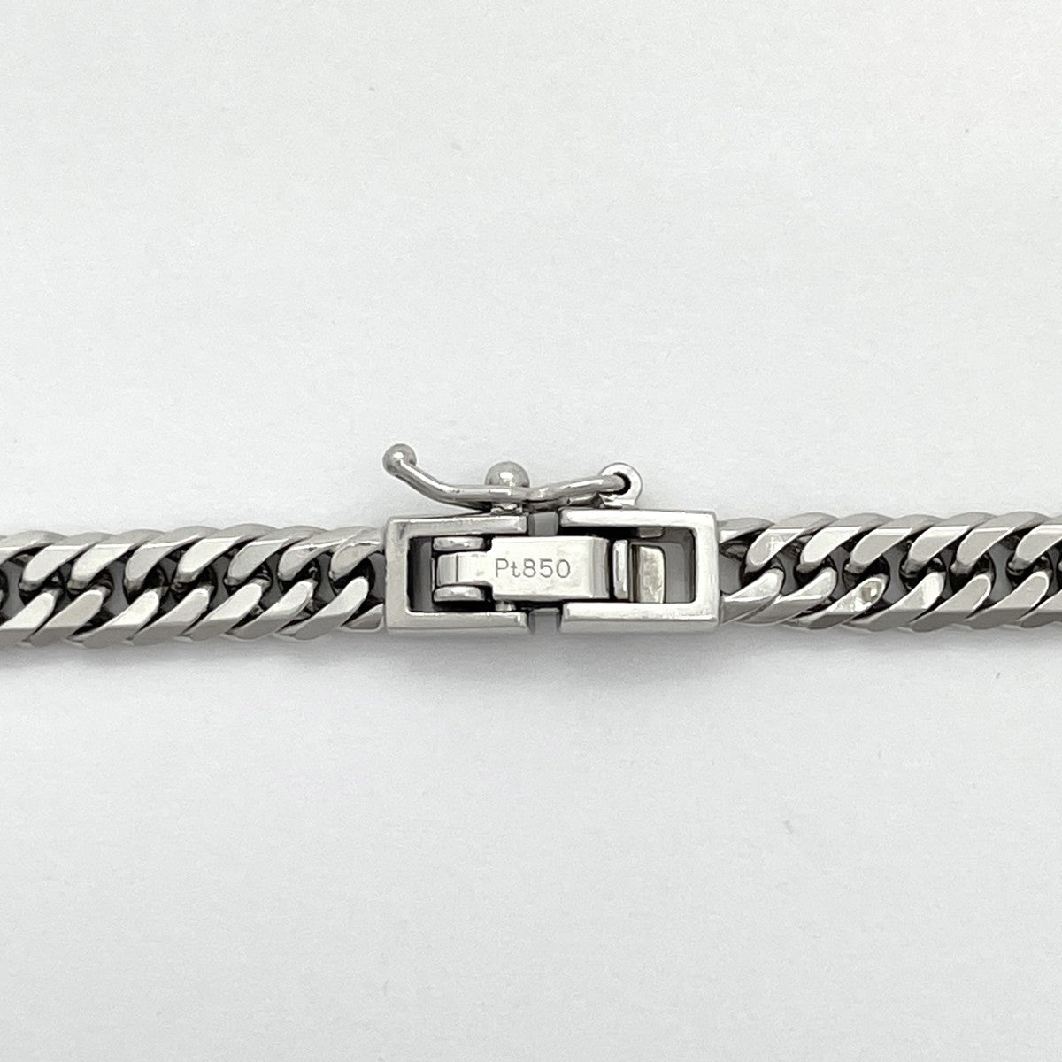【5khg021】喜平 ネックレス Pt850 プラチナ 6面 ダブル 50.8cm 31.1g キヘイ【中古】メンズ レディース ユニセックス