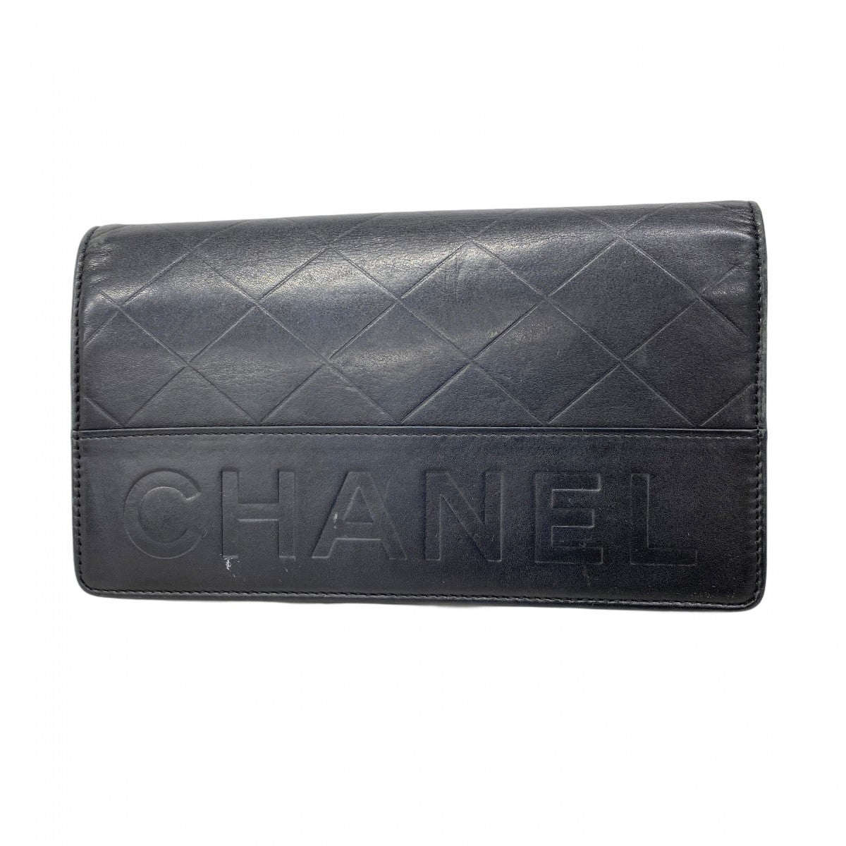 CHANEL マトラッセ ラムスキン 長財布 CHANEL シャネル マトラッセ ロングジップウォレット ラムスキン