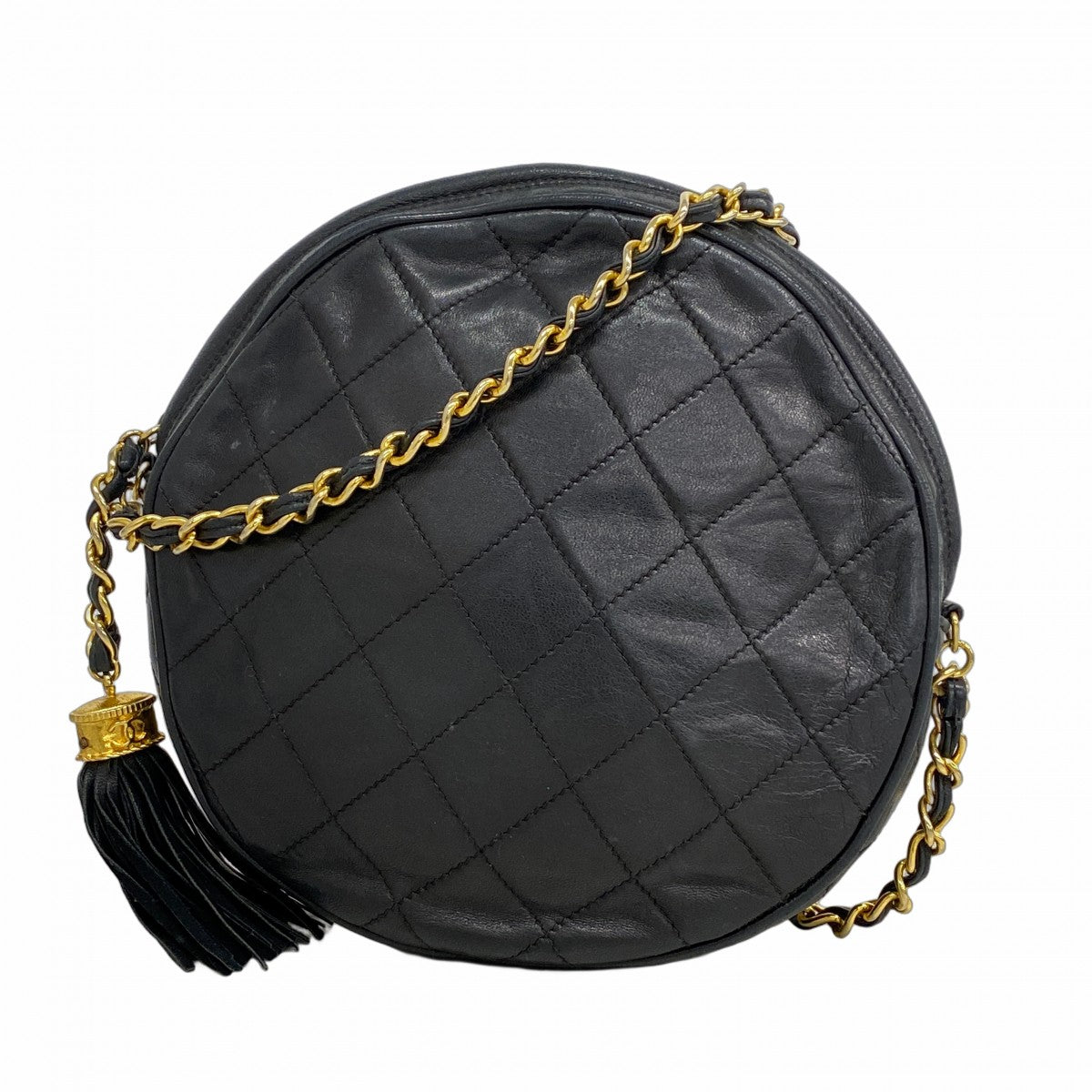 5ma0708】シャネル ショルダーバッグ マトラッセ フリンジ付き