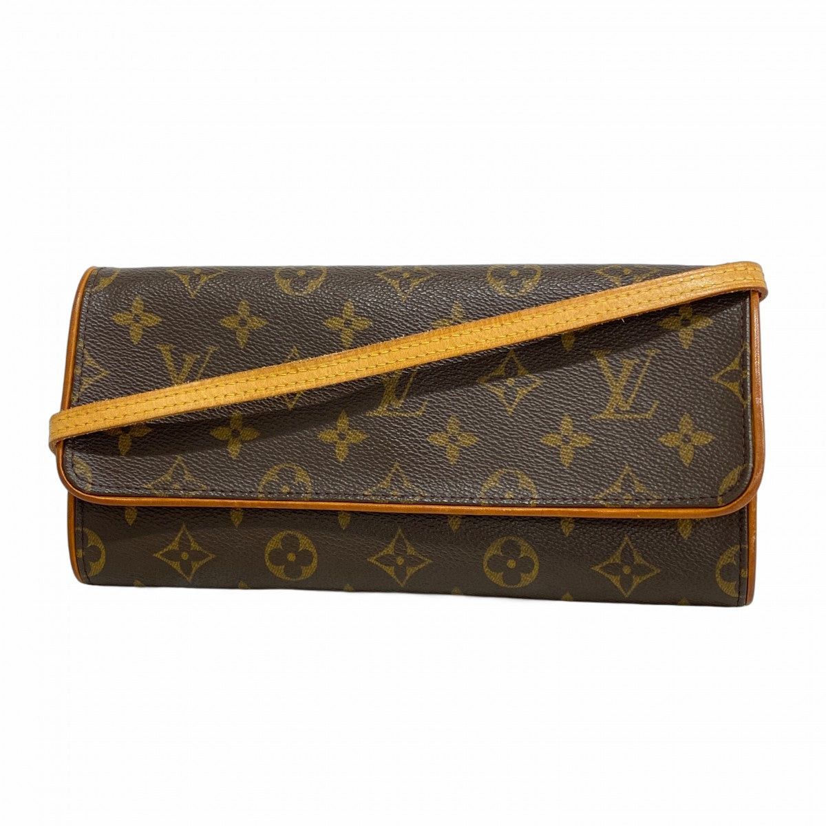 【美品】LOUIS VUITTONツインGMショルダーバッグポシェット 美品】ルイヴィトン モノグラム ポシェットツインGM ショルダー