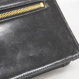 【5mb1084】シャネル クラッチバッグ レザー ブラック ゴールド金具【中古】メンズ レディース ユニセックス