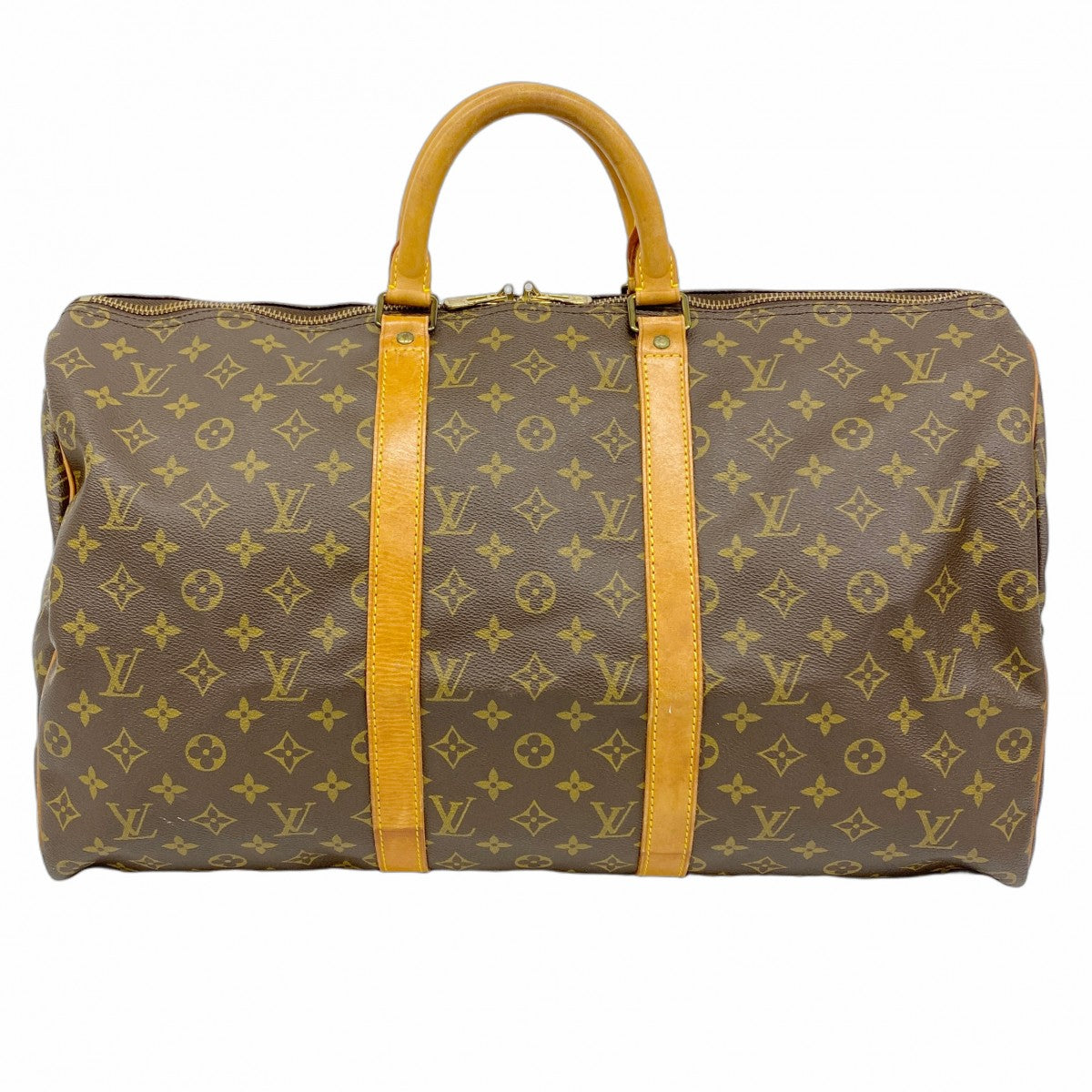 LOUIS VUITTON ボストンバッグ ブラウン 中古・古着通販】LOUIS VUITTON (ルイ ヴィトン) ボストンバッグ