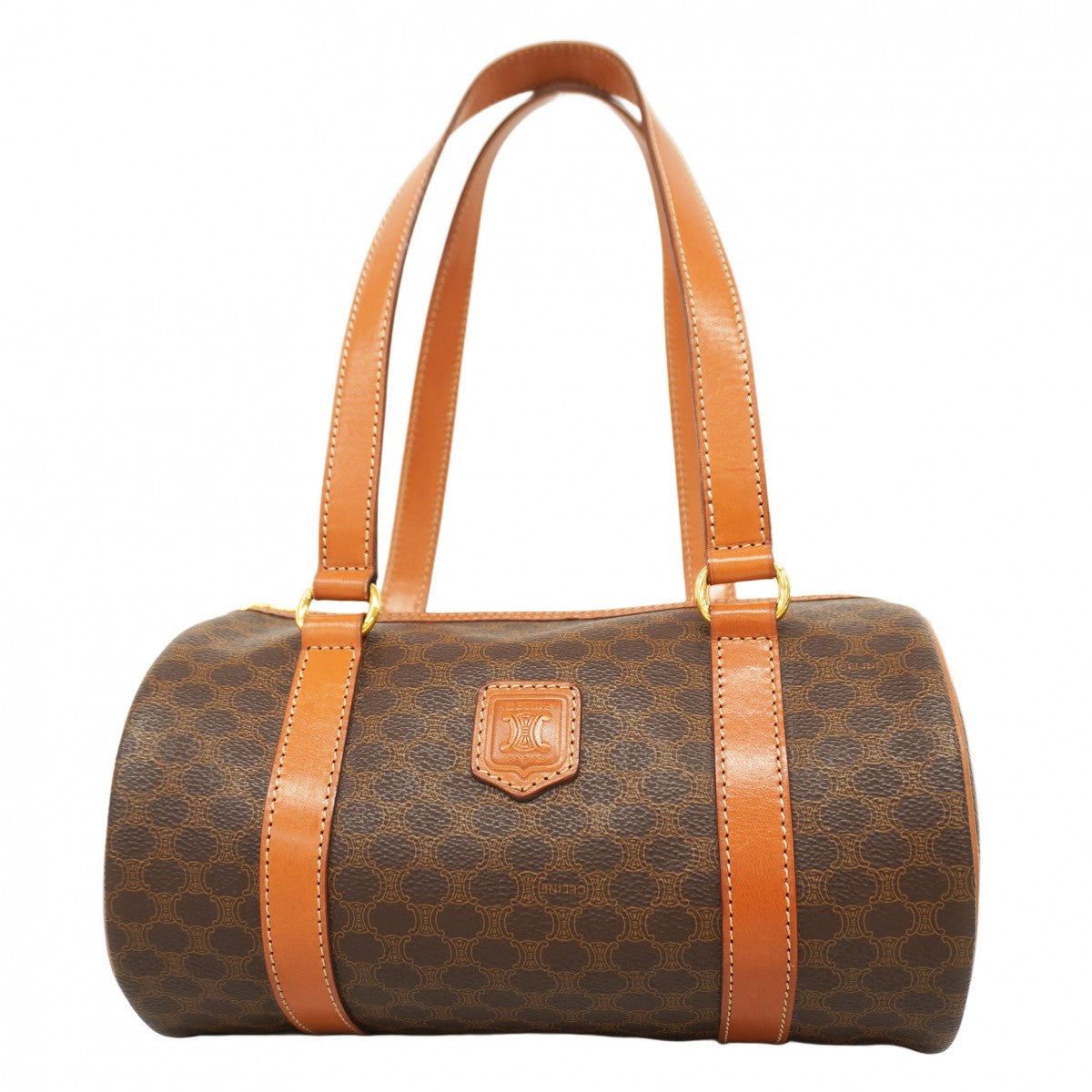【美品】セリーヌ ハンドバッグ マカダム ゴールド金具 ロゴ レディース 茶 楽天市場】【中古】CELINE（セリーヌ）マカダム ハンドバッグ