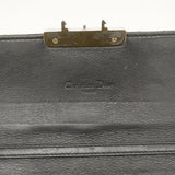 【5mb2362-h】クリスチャンディオール 長財布 カナージュ エナメル ブラック シルバー金具【中古】レディース
