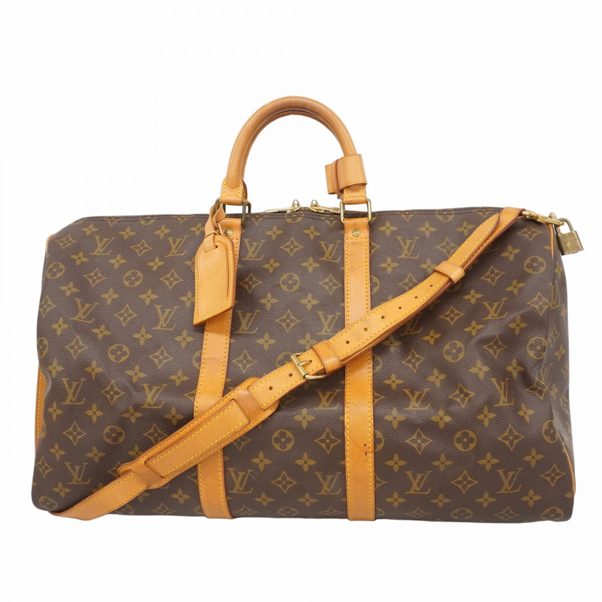 Louis Vuitton ボストンバッグ ブラウン・ベージュ ルイ・ヴィトン ボストンバッグ ブラウン