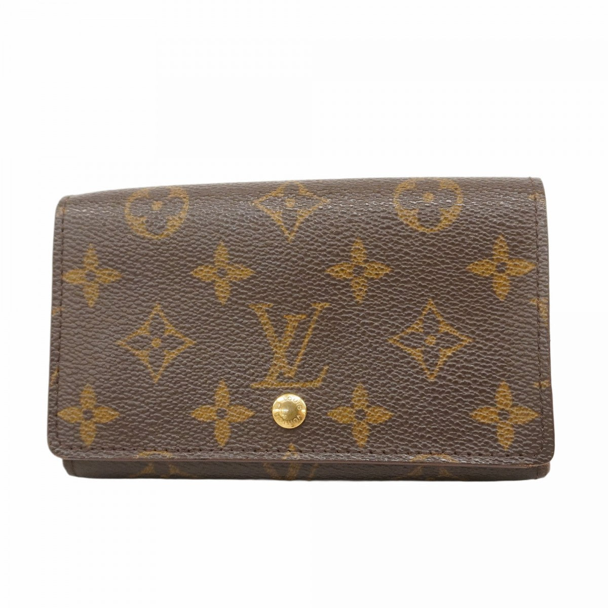 美品❣️ルイヴィトン モノグラム ポルトフォイユトレゾール 二つ折り財布 茶 LOUIS VUITTON ルイ・ヴィトン ポルトフォイユ トレゾール 二