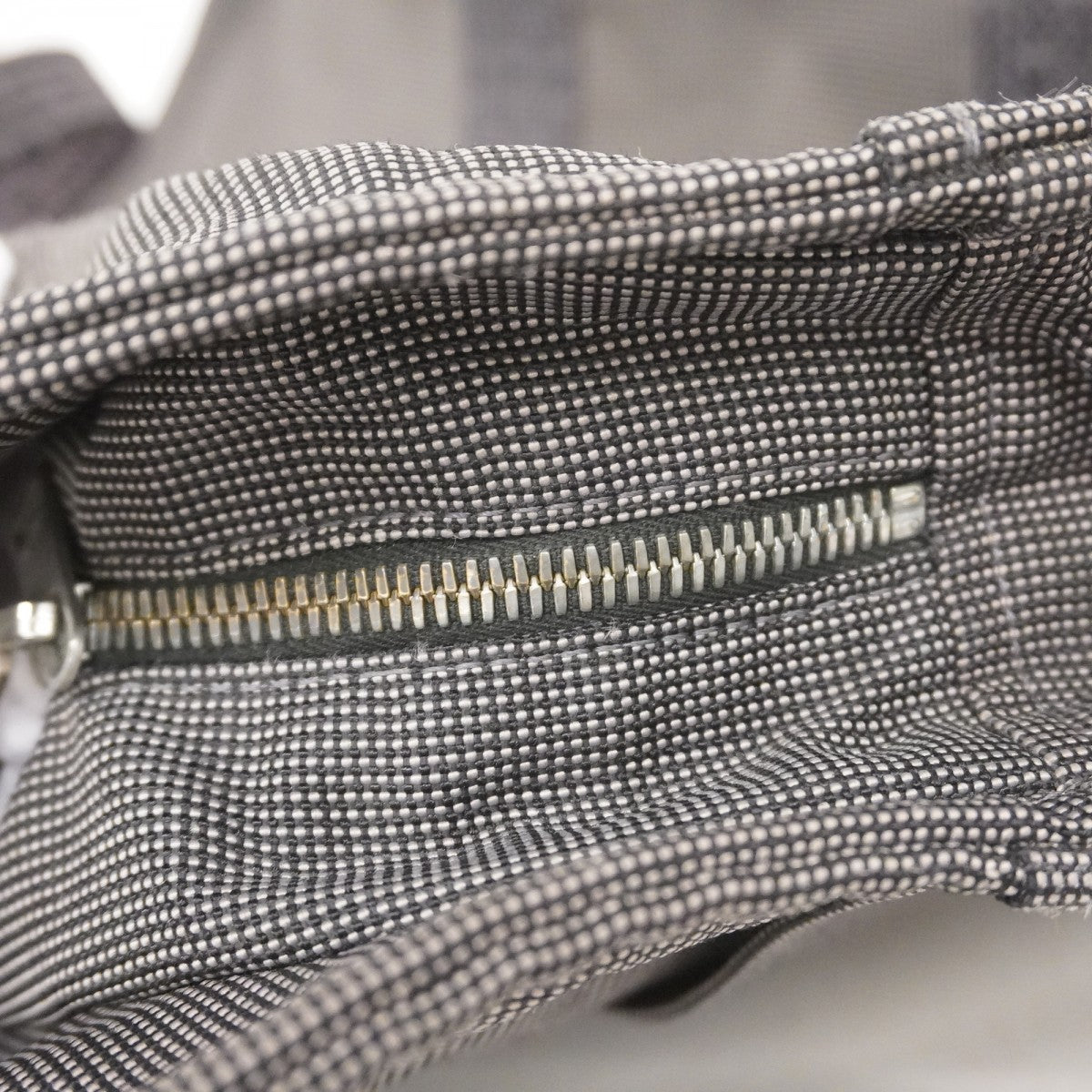 【5mc2590】エルメス トートバッグ エールラインMM キャンバス グレー シルバー金具【中古】メンズ レディース ユニセックス