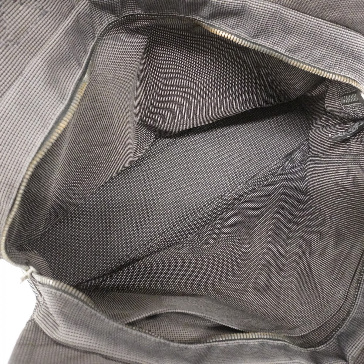 【5mc2590】エルメス トートバッグ エールラインMM キャンバス グレー シルバー金具【中古】メンズ レディース ユニセックス