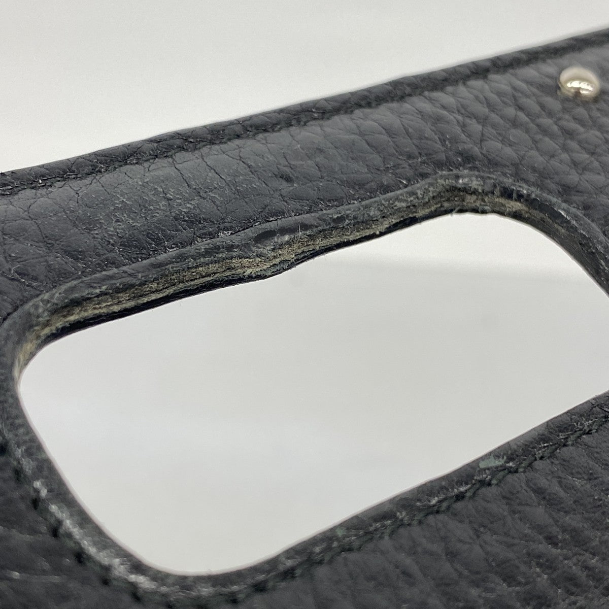 【5mc2605】グッチ ショルダーバッグ バンブー 387611 レザー ブラック シルバー金具【中古】レディース