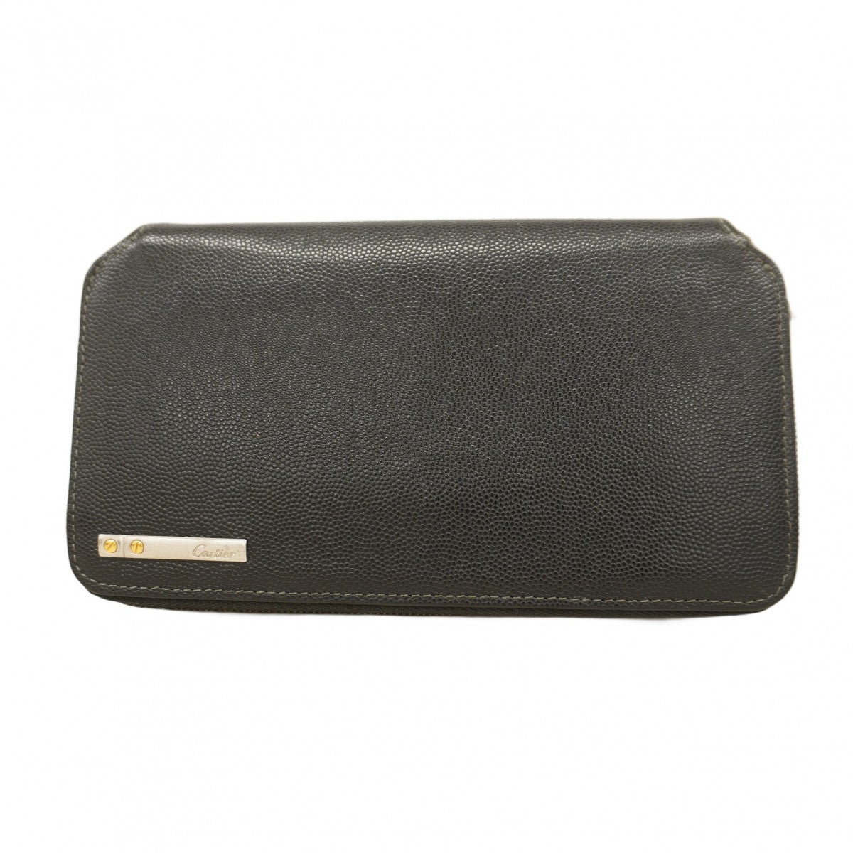 美品✨ 保存袋 箱付き カルティエ 長財布 サントス 二つ折り レザー ブラック 美品✨ 保存袋 箱付き カルティエ 長財布 サントス 二つ折り