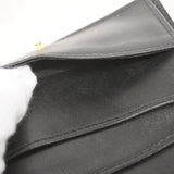 【5mc2783】クリスチャンディオール 財布 カナージュ レザー ブラック ゴールド金具【中古】レディース