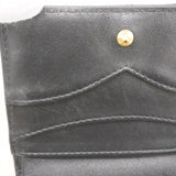 【5mc2783】クリスチャンディオール 財布 カナージュ レザー ブラック ゴールド金具【中古】レディース