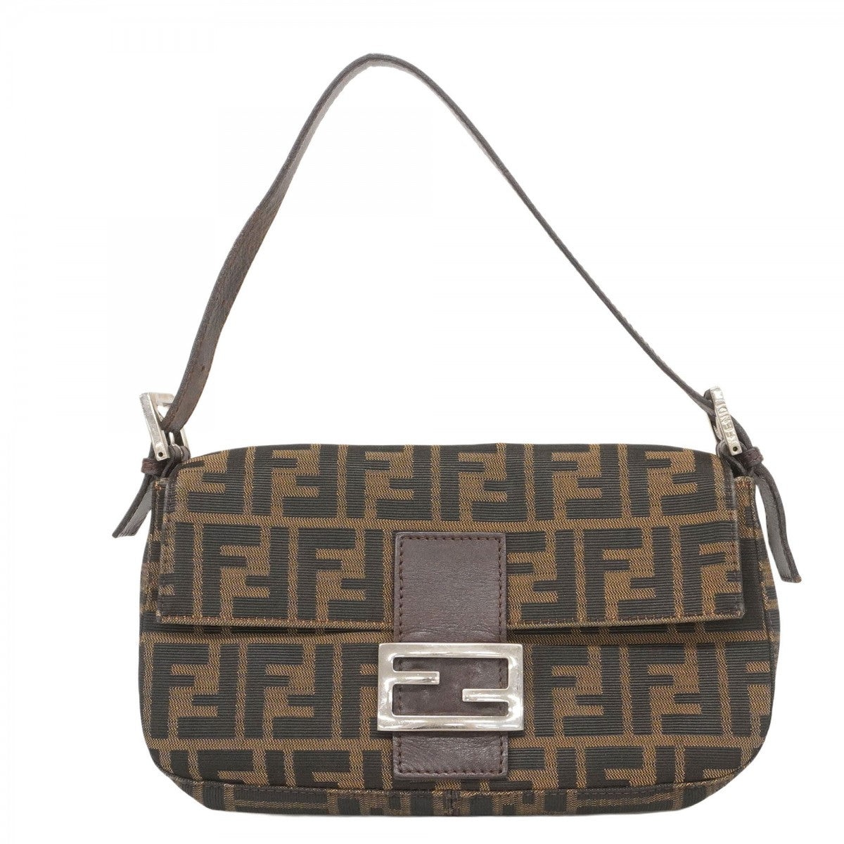 ☆美品☆ FENDI ハンドバッグ ズッカ FF金具 ナイロンキャンバス 5mc2787】フェンディ ハンドバッグ ズッカ ナイロンキャンバス