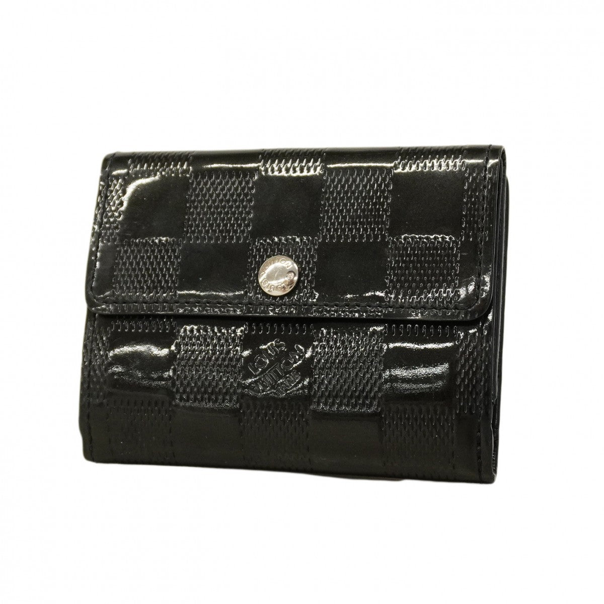 希少 激レア⭐️ルイヴィトン ダミエ ヴェルニ ラドロー 黒 ミニ財布 Wホック 希少 激レア⭐️ルイヴィトン ダミエ ヴェルニ ラドロー 黒 ミニ