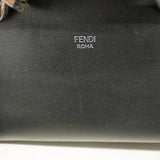 【5md5242】フェンディ ハンドバッグ バイザウェイスモール レザー ブラック シルバー金具 2wayバッグ【中古】レディース