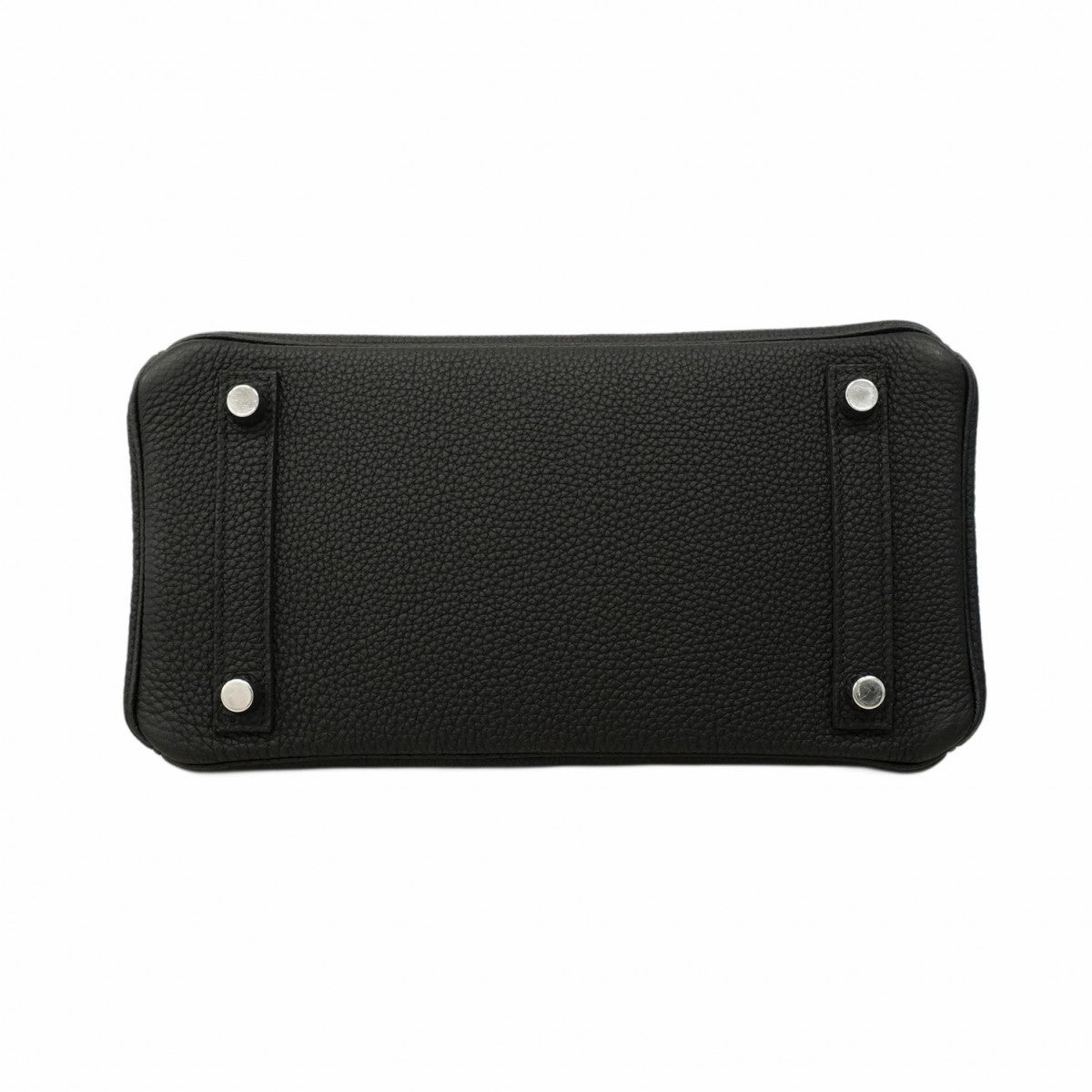 【5me5553-e-g】エルメス ハンドバッグ バーキン25 トゴ ブラック シルバー金具 U刻印【中古】レディース