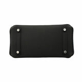 【5me5553-e-g】エルメス ハンドバッグ バーキン25 トゴ ブラック シルバー金具 U刻印【中古】レディース