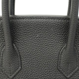【5me5553-e-g】エルメス ハンドバッグ バーキン25 トゴ ブラック シルバー金具 U刻印【中古】レディース