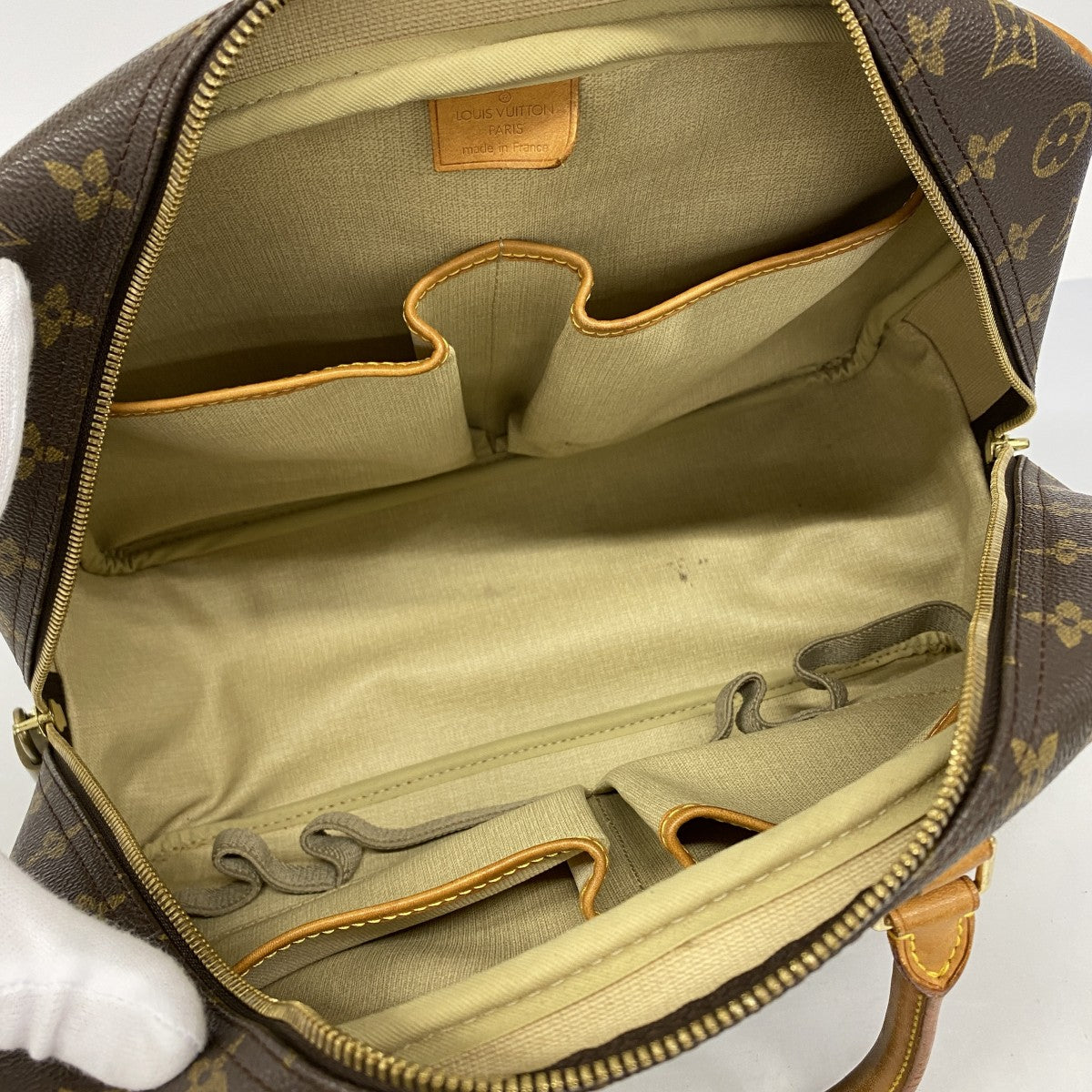 【5me5674】ルイヴィトン ハンドバッグ モノグラム ドーヴィル M47270 ブラウン【中古】レディース