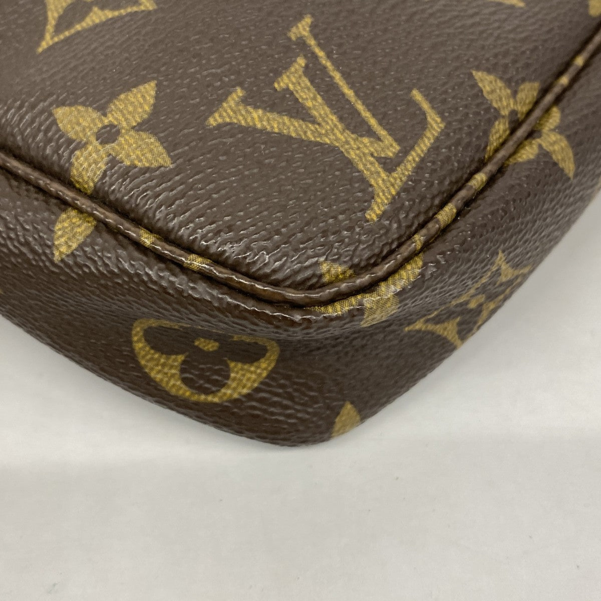 【5me5675】ルイヴィトン ポーチ モノグラム ポシェットアクセソワール M51980 ブラウン【中古】レディース