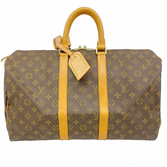 【5me5678】ルイヴィトン ボストンバッグ モノグラム キーポル45 M41428 ブラウン【中古】メンズ レディース ユニセックス