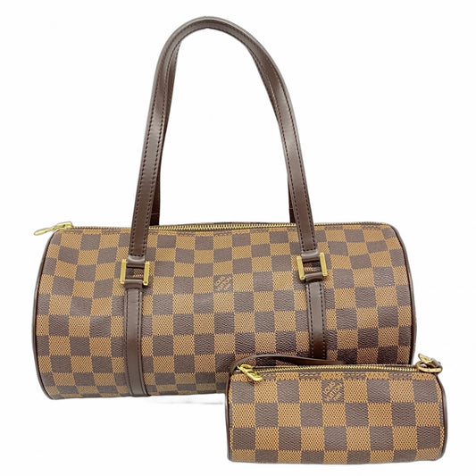 【5me5679】ルイヴィトン ハンドバッグ ダミエ パピヨン30 N51303 エベヌ【中古】レディース