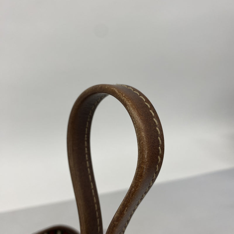 【5me5682】グッチ ショルダーバッグ GGキャンバス インターロッキングG 169947 キャンバス ブラウン シャンパンゴールド金具【中古】レディース