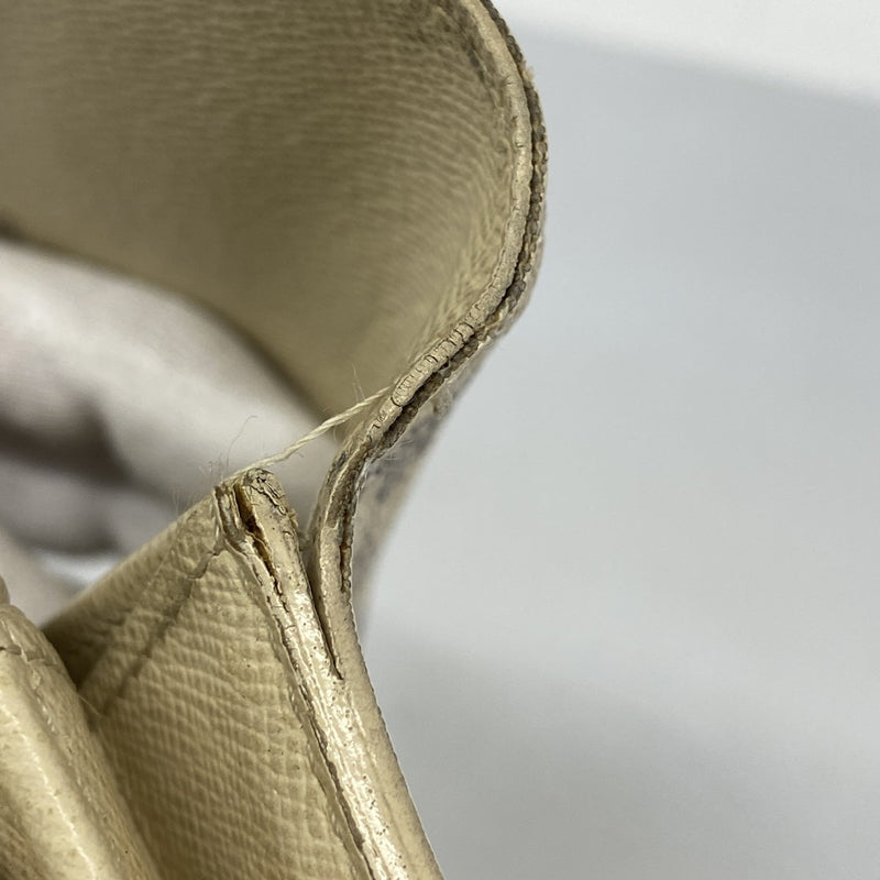 【5me5685】ルイヴィトン 長財布 ダミエ・アズール ポルトフォイユサラ N61735 ホワイト【中古】レディース