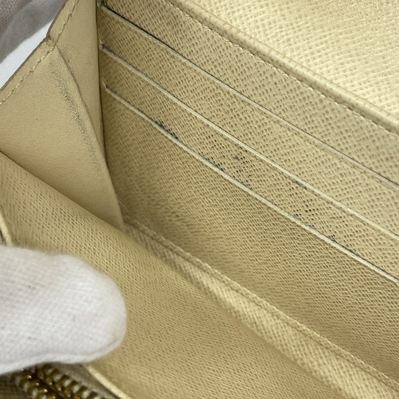 【5me5685】ルイヴィトン 長財布 ダミエ・アズール ポルトフォイユサラ N61735 ホワイト【中古】レディース