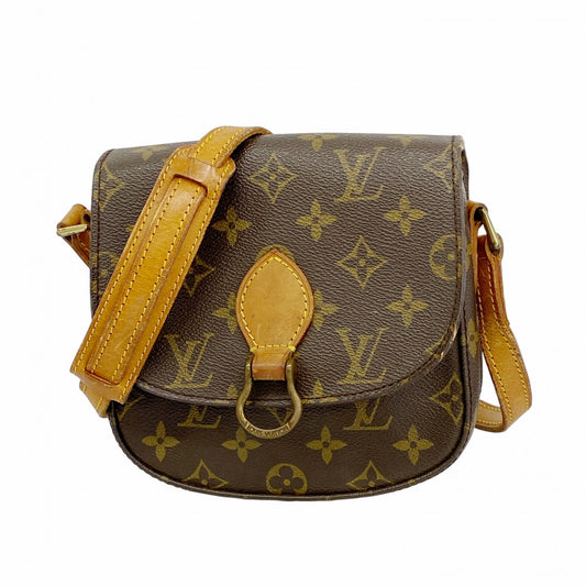 【5me5687】ルイヴィトン ショルダーバッグ モノグラム ミニサンクルー M51244 ブラウン【中古】レディース