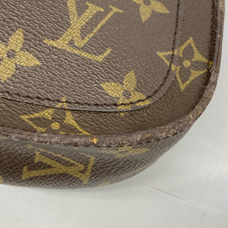 【5me5687】ルイヴィトン ショルダーバッグ モノグラム ミニサンクルー M51244 ブラウン【中古】レディース