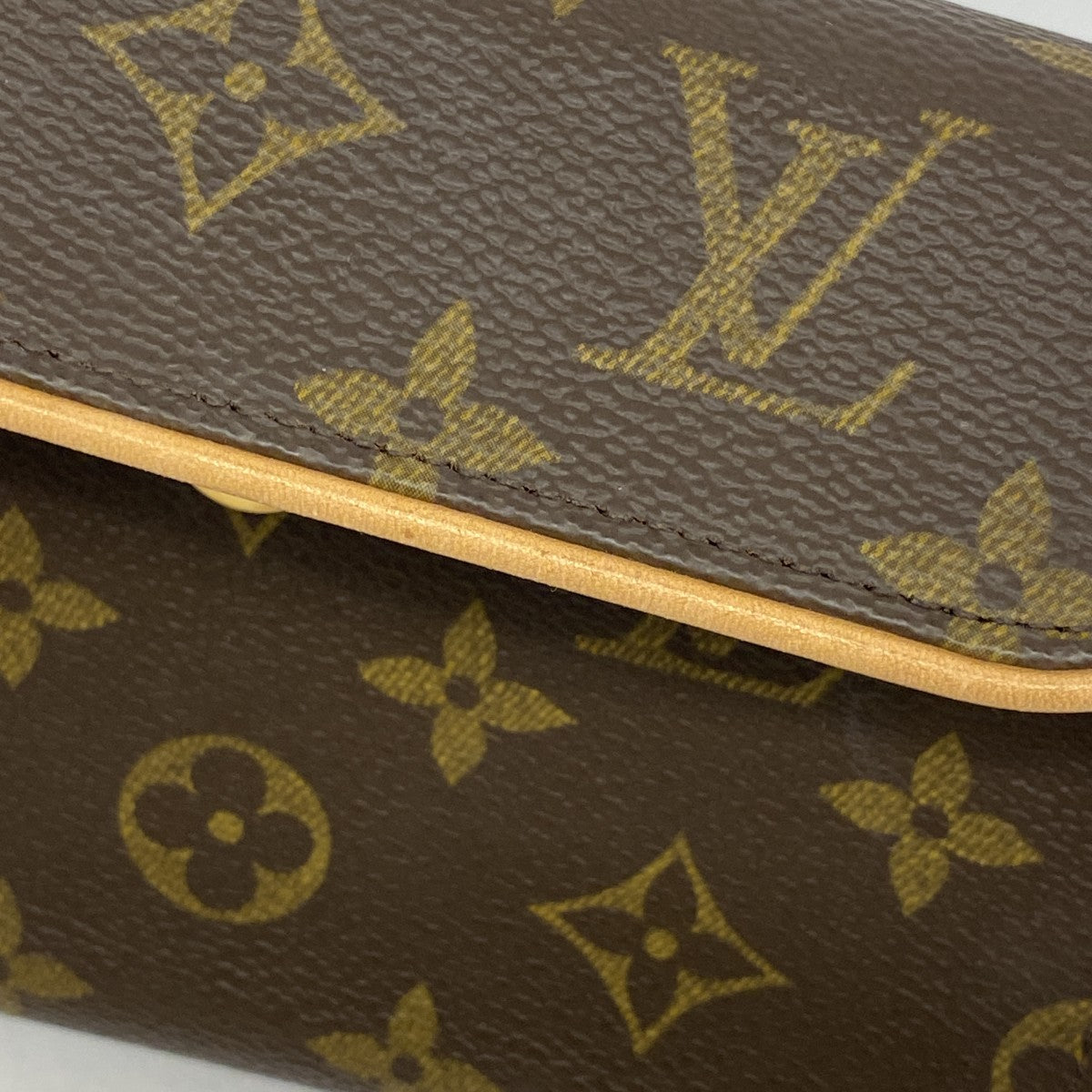 【5me5700】ルイヴィトン ウエストバッグ モノグラム ポシェットフロランティーヌ M51855 ブラウン【中古】レディース